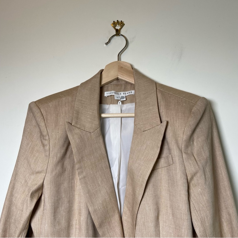 Veronica Beard Hosanna Linen Dickey Jacket - Picture 4 of 9